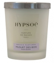 Silver cover scented candle - Muguet des bois