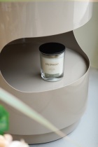 FLEURS BLANCHES GLASS CANDLE (white flowers)