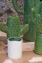 Bougie H&eacute;pha&iuml;stos en c&eacute;ramique - TERRE