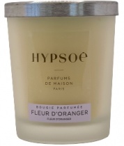 Bougie parfumée, silver cover - Fleur d\'oranger