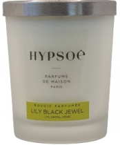 Bougie parfumée, silver cover - Lily black jewel