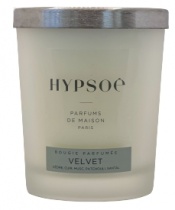 Bougie parfumée, silver cover - Velvet