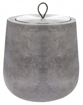 Bougie parfumée Dolmen gris foncé, recharge boîte métal - Parfum à définir