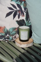 Bougie parfum&eacute;e potager - Menthe Poivr&eacute;e
