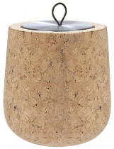 Cork Wooden scented candle, metal tin refill - Choose your scent