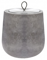 Dark grey Dolmen scented candle, metal tin refill - Choose your scent