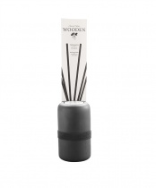 Diffuseur Wooden Noir, Flacon Recharge, Etui Tiges Rotin Noir  L'Orée du Potager