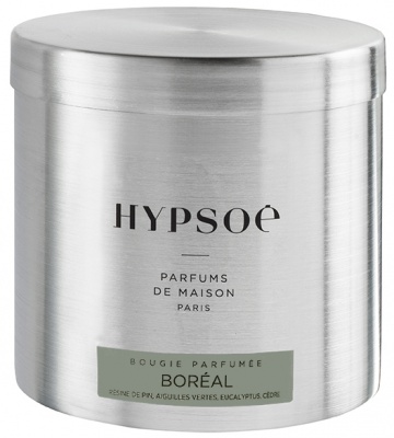 Grande bougie dans sa bo�te m�tal - Bor�al