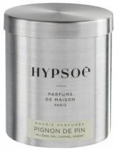 Wooden scented candle, refill in a metal tin - Pignon de pin