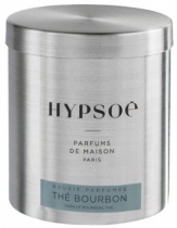 Wooden scented candle, refill in a metal tin - Thé bourbon